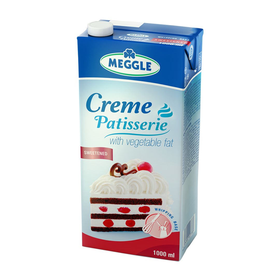 Creme Patisserie With Vegetable Fat 1000ml Meggle 8811