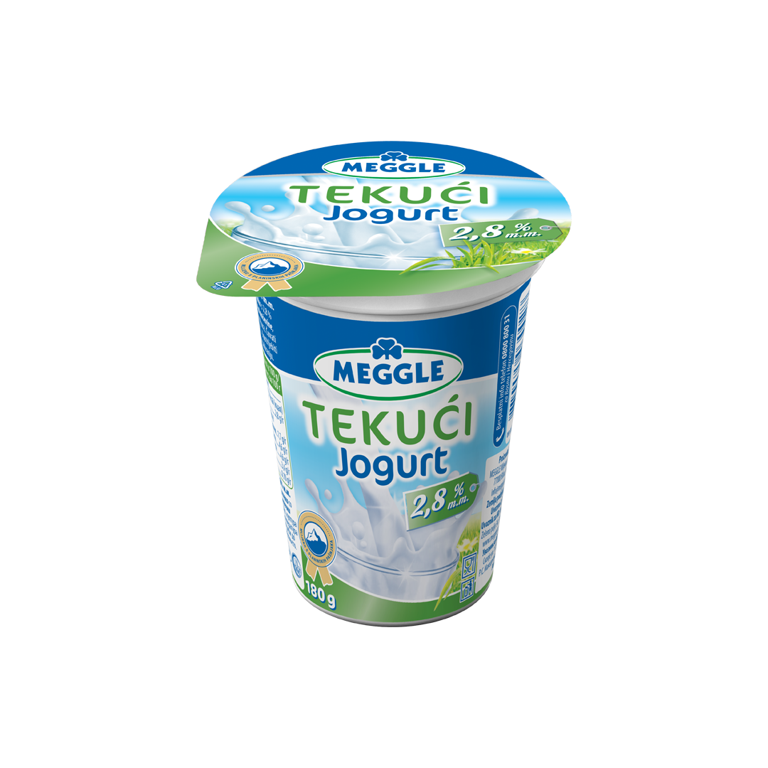 Tekući jogurt 2.8% m. m. 180g - Meggle