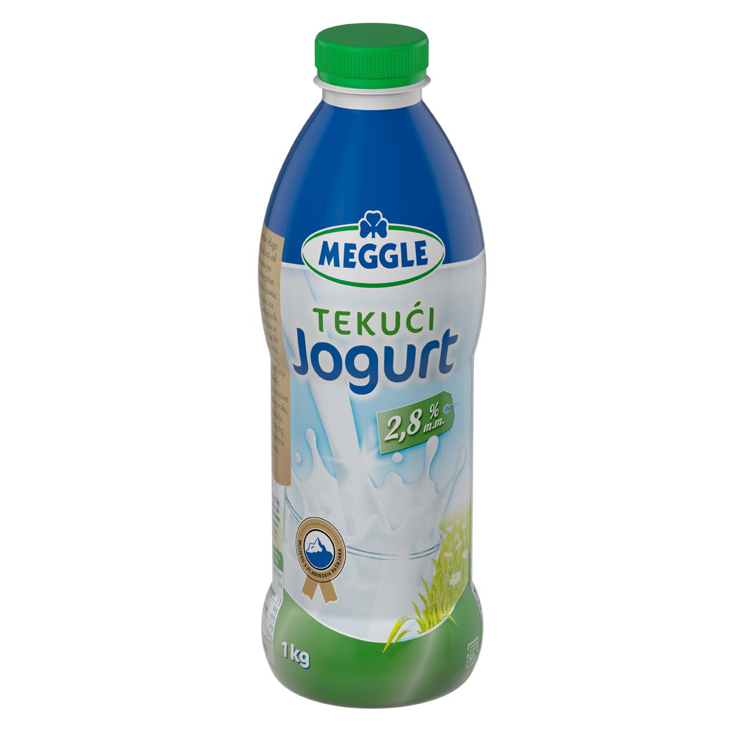Tekući jogurt 2.8% m. m. 1kg - Meggle