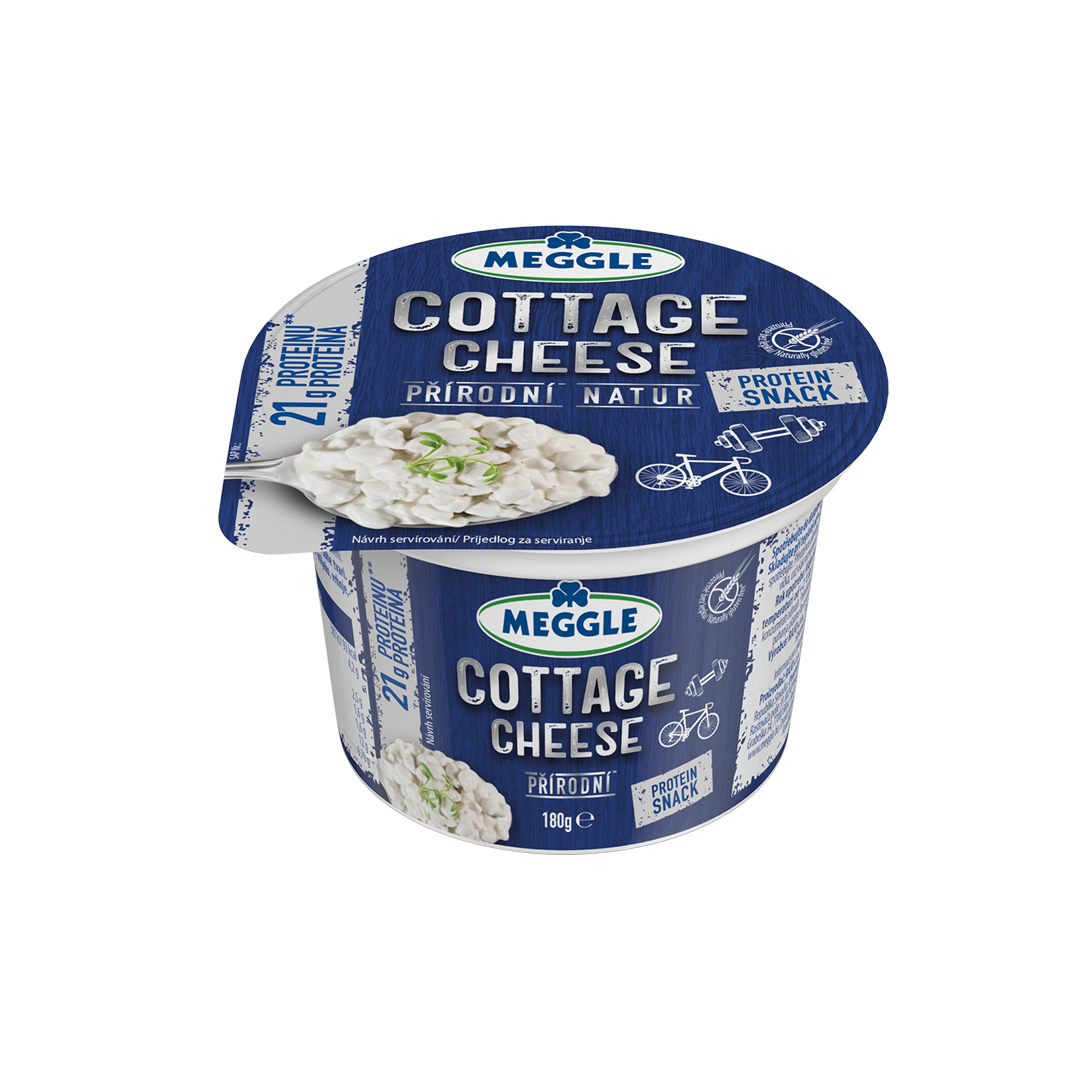 Cottage cheese natur 180g Meggle